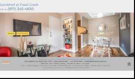 
							         Sandshell at Fossil Creek in Fort Worth, TX | Lease Today - With Adara								  
							    