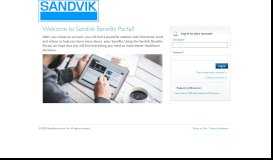 
							         Sandvik Benefits Portal!								  
							    