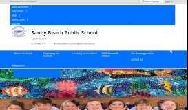 
							         Sandy Beach Public School: Home								  
							    