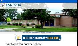 
							         Sanford Elementary School, Newport News, Virginia								  
							    