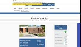 
							         Sanford Medical | Family Medicine | Occupational Health | Pinehurst ...								  
							    
