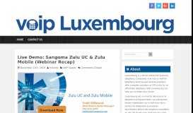
							         Sangoma Archives - VoIP Luxembourg								  
							    