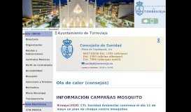 
							         Sanidad - Ayuntamiento de Torrevieja								  
							    