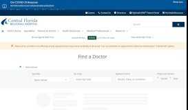 
							         Sanjiv Kapil MD - Find a Doctor | Central Florida Regional Hospital								  
							    