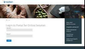 
							         Sanlam Investments and Pensions Portal for Online Services Login								  
							    