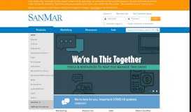 
							         SanMar | Homepage								  
							    