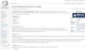 
							         Santa Barbara Business College - Wikipedia								  
							    