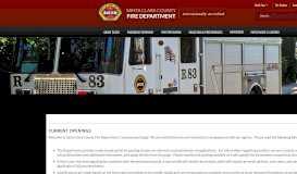 
							         Santa Clara County Fire Department | Careers Center | Welcome								  
							    