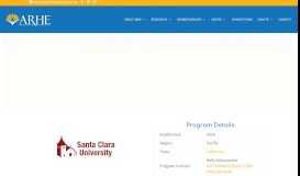 
							         Santa Clara University - ARHE Collegiate Recovery								  
							    