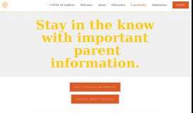 
							         Santa Fe Waldorf School — Parent Information								  
							    