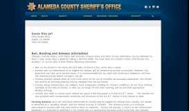 
							         Santa Rita Jail - Alameda County Sheriff's Office								  
							    