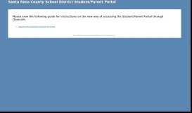 
							         Santa Rosa County School District Student/Parent Portal								  
							    