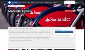 
							         Santander Cycles - Transport for London								  
							    