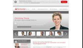 
							         Santander Karriere - Willkommen auf den Karriereseiten der ...								  
							    