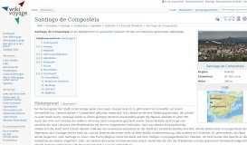
							         Santiago de Compostela – Reiseführer auf Wikivoyage								  
							    