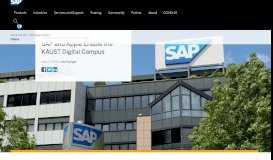 
							         SAP and Apple Enable the KAUST Digital Campus - SAP News Center								  
							    