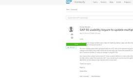 
							         SAP B1 usability boyum to update multiple sales orders - SAP Archive								  
							    
