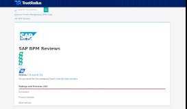 
							         SAP BPM Reviews & Ratings | TrustRadius								  
							    