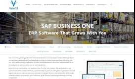 
							         SAP Business One ERP for Growing & Small Business | Vision33								  
							    