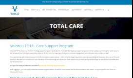 
							         SAP Business One Support | TOTAL Care Customer Service | Vision33								  
							    