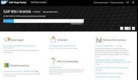 
							         SAP BW/4HANA - SAP Help Portal								  
							    