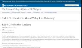 
							         SAP® Certification Academy - The Seidman College of Business ERP ...								  
							    
