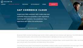 
							         SAP Commerce Cloud | ECENTA								  
							    