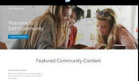 
							         SAP Community | SAP								  
							    