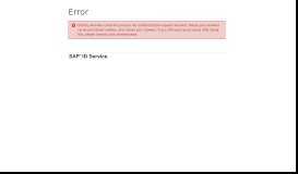 
							         SAP Customer Experience Enablement Portal: Log On - SAP ID Service								  
							    