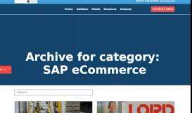 
							         SAP e-Commerce for the B2B World - Corevist Blog Archives								  
							    
