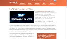 
							         SAP Employee Self-Services - mehr Zeit für relevante ... - Activate HR								  
							    