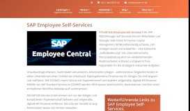 
							         SAP Employee Self-Services - mehr Zeit für relevante Aufgaben								  
							    