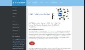 
							         SAP Enterprise Portal - SAP KM - Get To know The Basics ... - Apprisia								  
							    