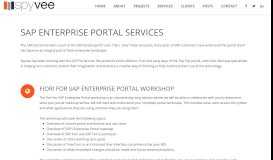 
							         SAP Enterprise Portal Services - Spyvee								  
							    