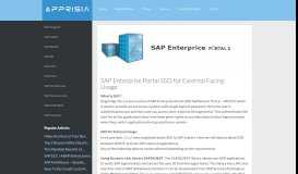 
							         SAP Enterprise Portal SSO for External Facing Usage - Get Seemless ...								  
							    