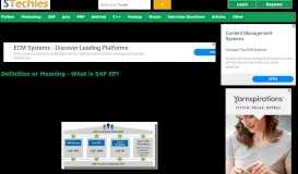 
							         SAP EP (Enterprise Portal) - STechies								  
							    