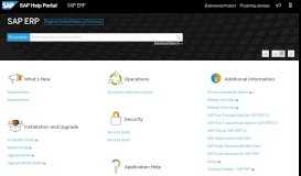 
							         SAP ERP - SAP Help Portal								  
							    