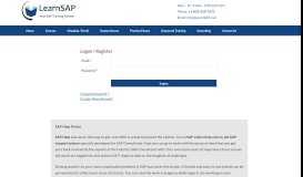 
							         SAP Help Portal - Student Support - On job Support - Registered Users								  
							    