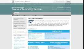 
							         SAP Learning Center | The City of Portland, Oregon								  
							    