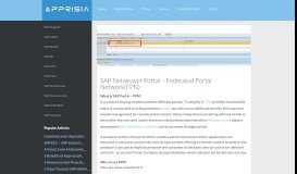 
							         SAP Netweaver Portal - Federated Portal Network(FPN) - Get ...								  
							    