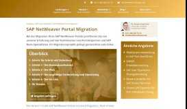 
							         SAP NetWeaver Portal Migration - Erlebe Software								  
							    