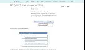
							         SAP Partner Channel Management (PCM) - Guru99								  
							    