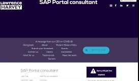 
							         SAP Portal consultant with ref. Brussels, Belgium - Lawrence Harvey								  
							    