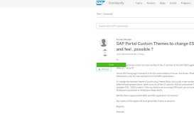 
							         SAP Portal Custom Themes to change ESS/MSS UI Look and feel ...								  
							    