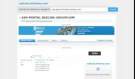 
							         sap-portal.beeline-group.com at Website Informer. Visit Sap-portal ...								  
							    