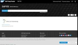 
							         SAP R3 - SAP Help Portal								  
							    