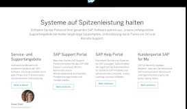 
							         SAP Services: Supportpläne | Implementierung & Innovation - SAP.com								  
							    