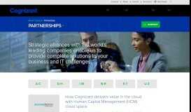 
							         SAP SuccessFactors | Business Partners | Cognizant Technology ...								  
							    