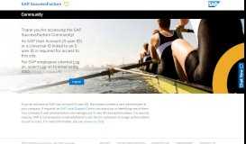 
							         SAP SuccessFactors Community								  
							    