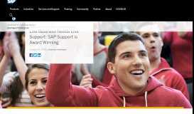 
							         SAP Support Receives TSIA STAR Award | SAP News Center								  
							    